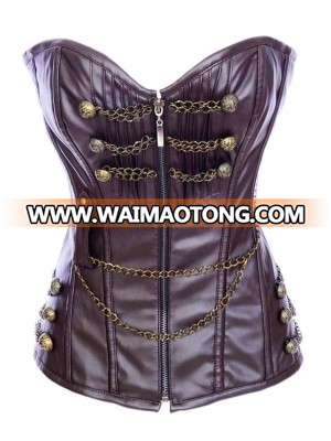 Blue Satin Underbust