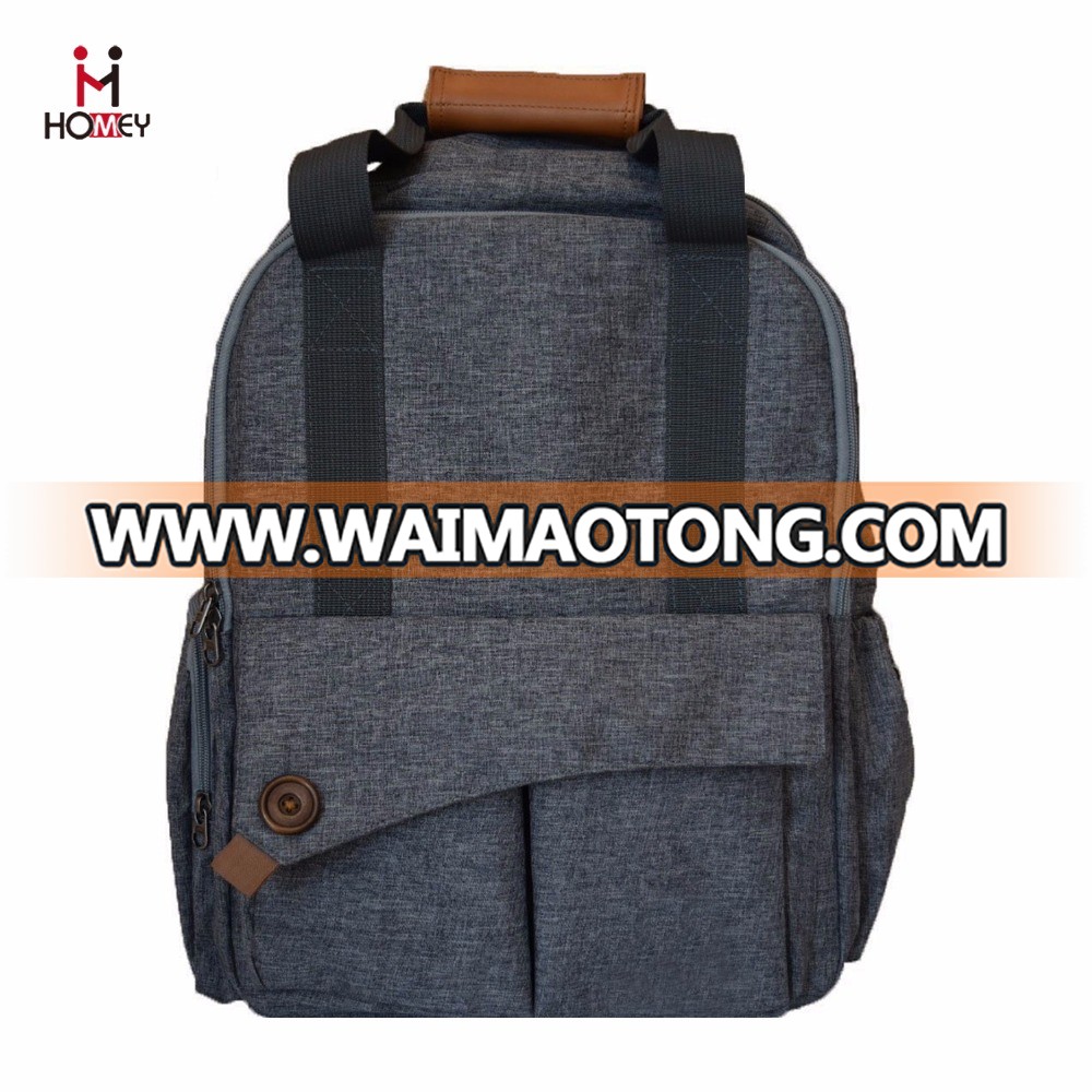 Grey Diaper Backpack
