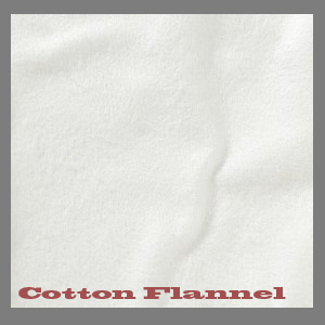 White 100%cotton fla