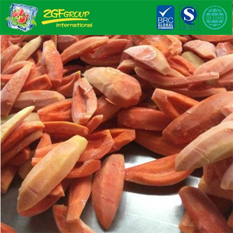 2019 New Crop IQF Frozen Papaya Halves