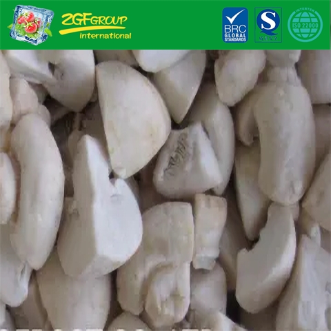 Frozen Cross Cut White Button Mushroom