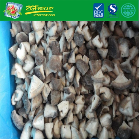 New Crop Frozen Cross Cut/Quartered Shiitake Mushroom