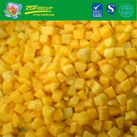 Hot Sale IQF Frozen Diced Yellow Peach