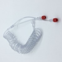 Pressure Connecting Tubing  with Y connector and check valve 350PSI