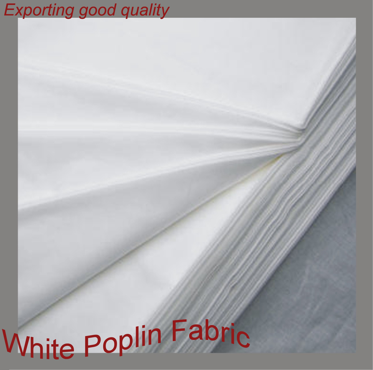T/C white poplin